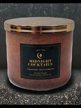 White Barn Midnight Cocktails Candle - Brown Jar with Gold Lid